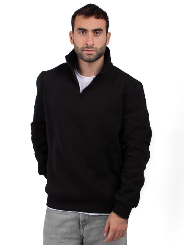 BLACK QUARTER ZIP