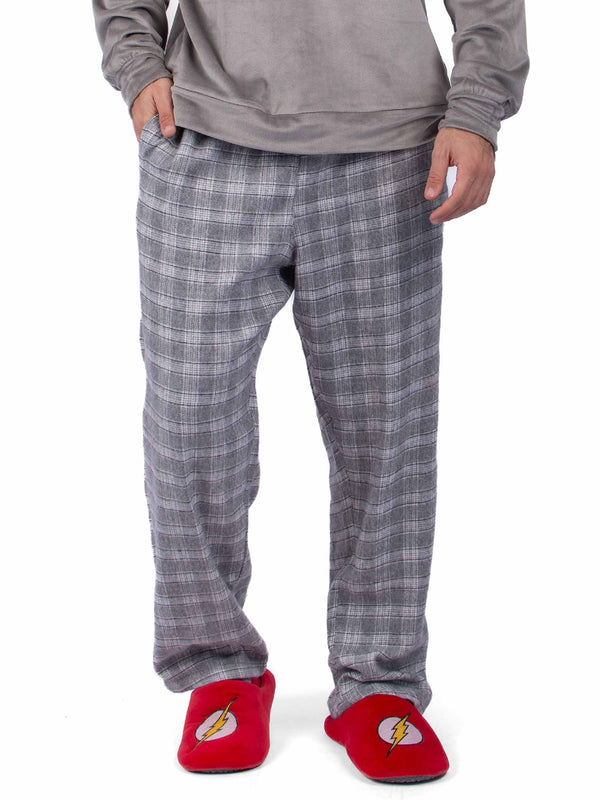 GRAY CHECKERED PANTS