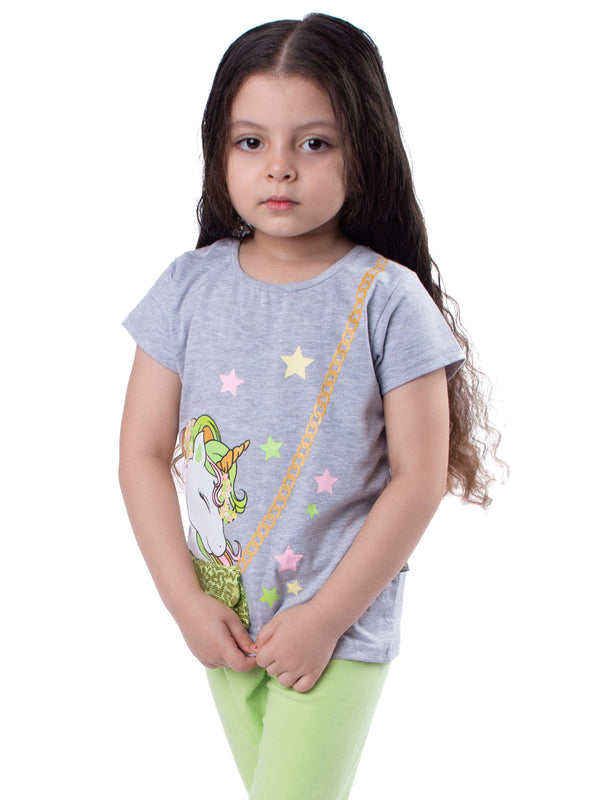 green Cute Unicorn pyjama set