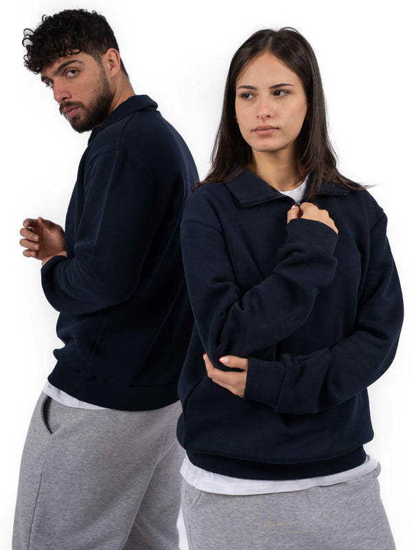 NAVY BLUE QUARTER ZIP