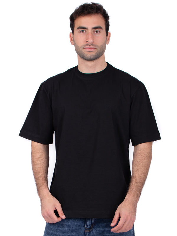 Unisex Black basic T-shirt