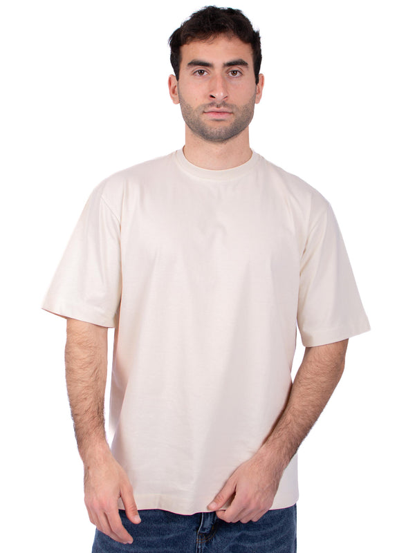 Unisex Cream basic T-shirt