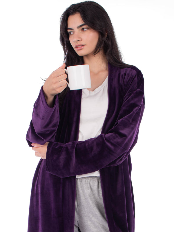 Purple VELVET ROBE