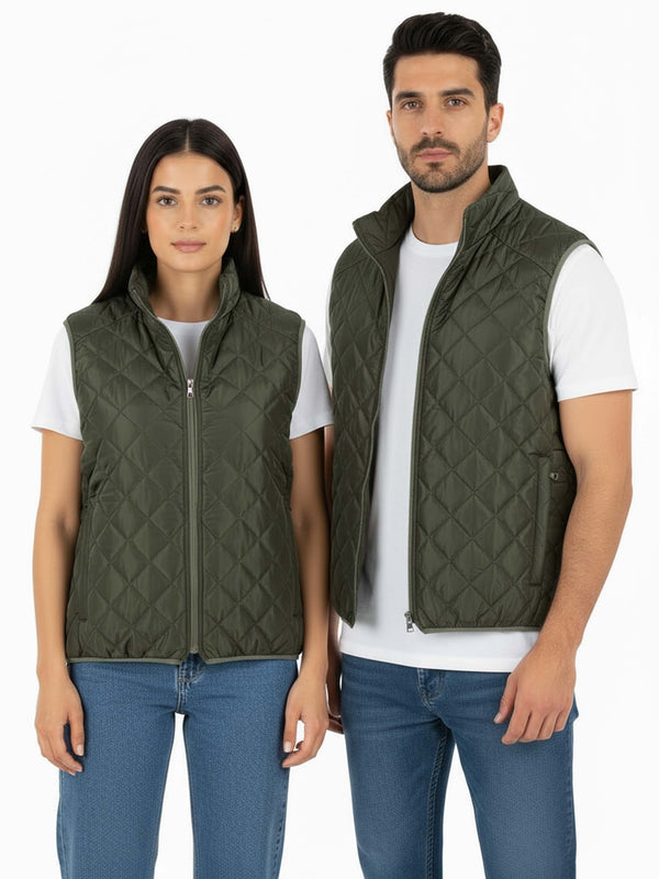 SLIM FIT UNISEX QUILTED VEST