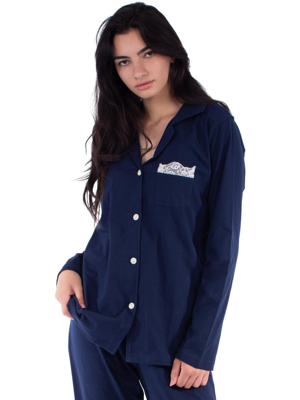 Spring Navy pyjama classic