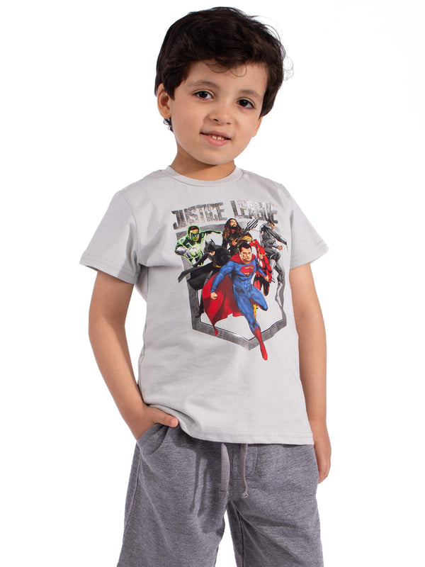 Gray Boy Regular Fit Pyjamas short
