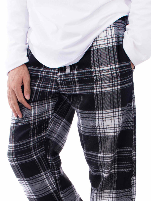 Winter Black checkered pants