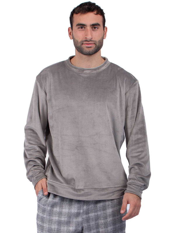 GRAY FLEECE PYJAMA