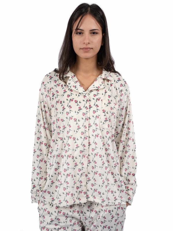 FLORAL FLEECE PYJAMA