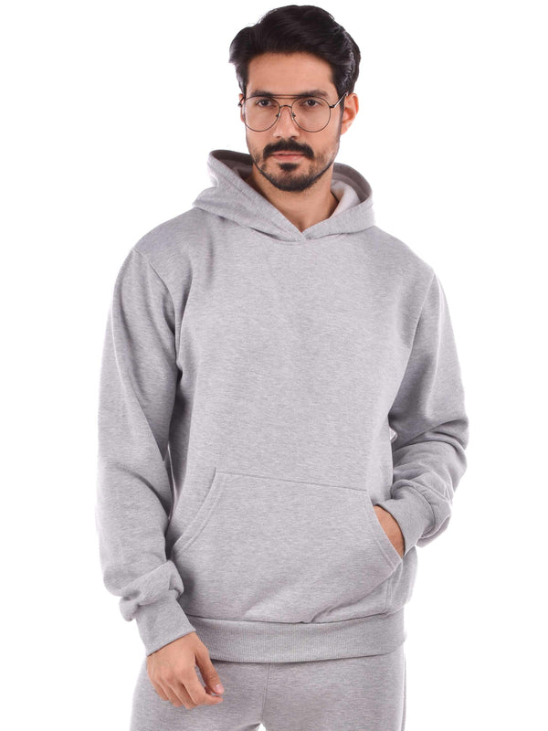 Gray Unisex Hoodie & Joggers Set