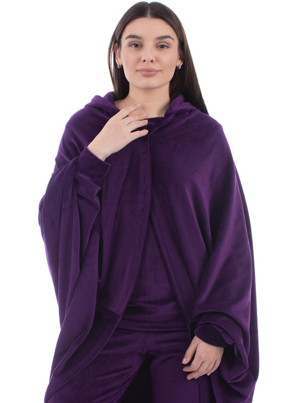 Three pieces Cape velvet set