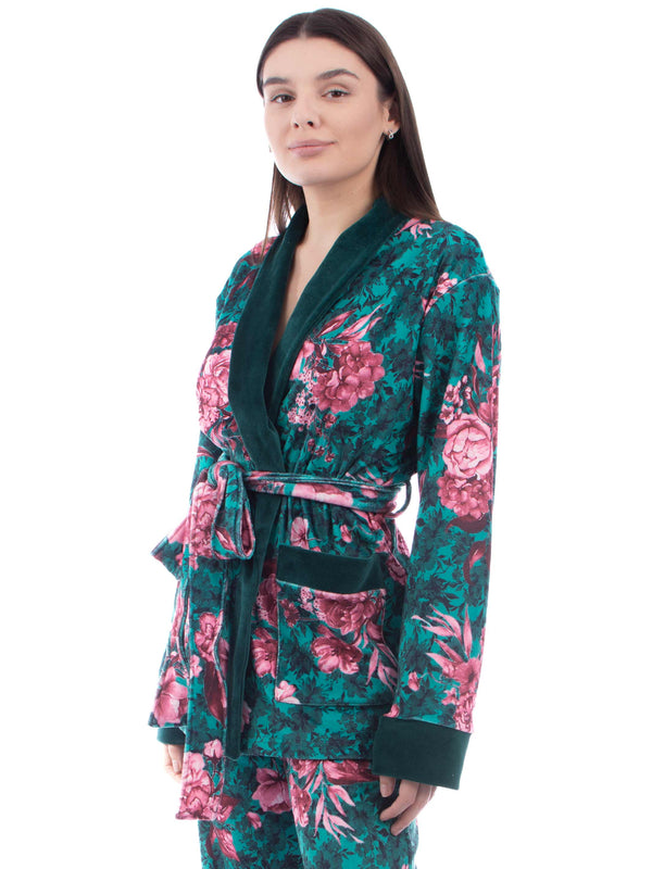 Velvet Double-breasted set