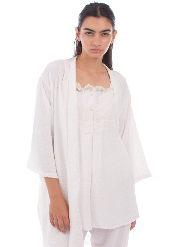 Off-White pyjama for 3 pieces