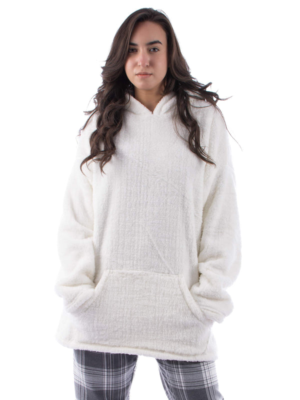 Off-white oversize hoodie