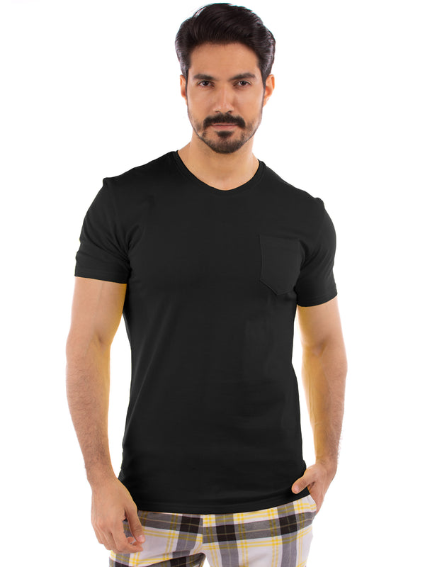 Black fit Tshirt & pants set